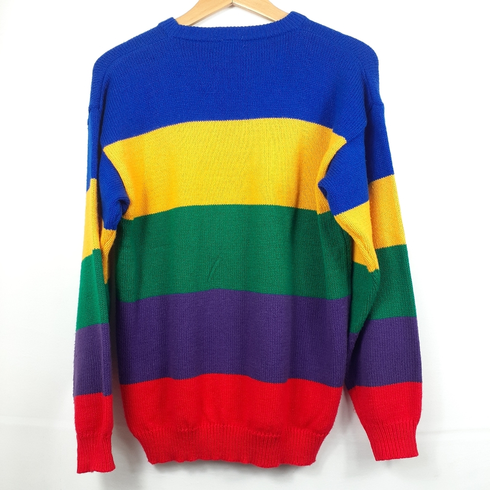 Izod Vintage '88 Lacoste Colorblock Sweater Size L - Picture 6 of 6